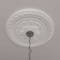 Ekena Millwork Palmetto Ceiling Medallion (Canopies up to 3 5/8"), 23 5/8"OD x 3 5/8"ID x 1 5/8"P, Primed White CM23PM - alternate 9
